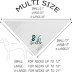 Realeaf Big Brother Dog Bandanas Pet Scarf for Large and Extra Large Dogs New Baby Announcement Pet Accessories Pregnancy Reveal Ideas (Big Brother, X-Large)