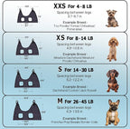 Supet Dog Grooming Hammock Harness for Dogs Cats, Restraint Dog & Small Animal Leashes Sling for Groomingk for Nail Trimming (Black Currant, XS)