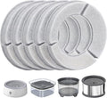 UPSKY 5PCS Replacement Filters for 2.5L/84oz，3L/101oz, 3.5L/118oz，4L/135oz, 4.5L/152oz，5.5L/186oz and 6.5L/1.6 Gallon Dog Water Bowl