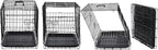 DONORO Dog Crates for Small Size Dogs Indoor Double Door Dog Kennels & Houses for Puppy and Cats, Collapsible Metal Contour Dog Cages (Black, 42.0" L x 28.0" W x 31.0" H)