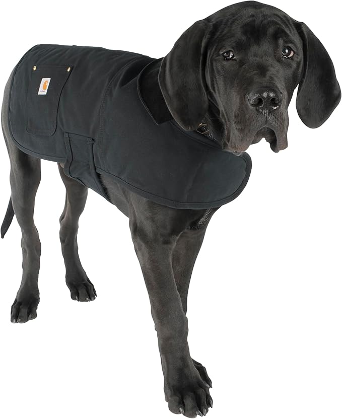 Carhartt Gear P0000340 Firm Duck Insulated Dog Chore Coat Large Black