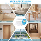 Door Protector from Dog Scratching, Cat Scratch Protector 8.3" x 118" Self-Adhesive Single Side Door Frame Furniture Protectors from Cats Dogs Scratch, Clear (118 X 8.2 INCH)