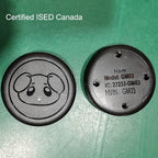 EverNary Dog Door Bell, Wireless Doggie Doorbells for Potty Training, Door Bell for Dogs to Go Outside, Dog Bells (Black, 1 Receiver 4 Transmitters)