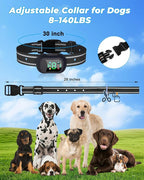 Rechargeable Dog Shock Collar with Remote – 4500FT Voice, Beep, Vibration, Static & LED Training Modes, Waterproof E Collar for Small Medium Large Dogs