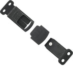 Sprenger Herm Black Stainless Steel ClicLock Buckle Quick Release Fastener for Dog Training Prong Collar for Small Medium Large Dogs Made in Germany (2.25mm)