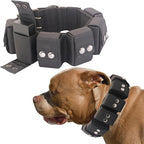 Tactical Weighted Dog Collar - Weights for Training & Exercise - Small, Medium, Large Dogs