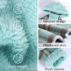 Dog Hoodie Dog Sweater Puppy Clothes for Small Dogs Boy Girl Pet Hoodies for Dogs Cold Weather Doggie Coats Fall Doggy Sweatshirt for Chihuahua Yorkie Cat Sweater Costumes, XXS, Green
