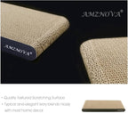 AMZNOVA Cat Scratcher Rescratch Cat Scratching Board, Scratching Pad with Catnip for Indoor, Flat Cardboard Scratcher Scratch Board for Kitten, Narrow, Textured Black