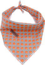 Elegant Little Tail Bandana for Boy Girl Small Medium Large Dogs, Comfortable Bibs Scarf, Adjustable Square Kerchief