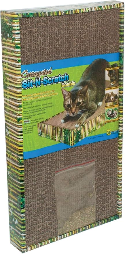 Ware Manufacturing Sit-N-Scratch Cat Scratcher Size: Double (8.25' H x 2' W x 10.25' D)