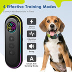 Dog Shock Collar & Dog Bark Collar, 2 in1 Collar Dog Bark Training Collar with 5 Adjustable Sensitivity, 3 Training Modes, 3300FT Remote, IPX7 Waterproof, Rechargeable for Dogs (Multi-Color)
