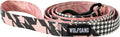 Wolfgang Heavy Duty Dog Leash, Pull-Tested to Over 800 lbs for Walking & Training, HoundsPink Print, Small