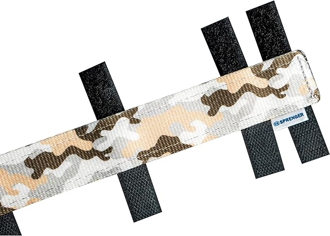 Herm Sprenger Camouflage Desert Nylon Cover for Ultra-Plus Pinch Dog Collar for Small Medium Large Dogs Durable Protector for Dog Training Prong Collar (19in (47.5cm))