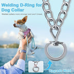 No Pull Dog Adjustable Collar with Buckle for Small Medium Large Dogs