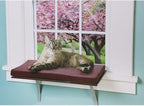 at Window Perch seat: Sunny Kitty Window Sill Shelf, with Fleece Foam Cushion & Washable Cover