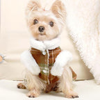 Dog Sweater Dog Winter Clothes for Small Dogs Boy Girl Fall Puppy Dress Warm Fleece Chihuahua Yorkie Teacup Doggie Sweaters Dresses Doggy Sweater for Small Dogs Girl Cat Outfits, Orange, M