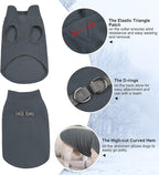 BEAUTYZOO Dog Fleece Vest Sweater Winter Jacket for Small and Medium Dogs with D-Ring Leash Cold Weather Coat Hoodie for XS S M Dogs Boy or Girls