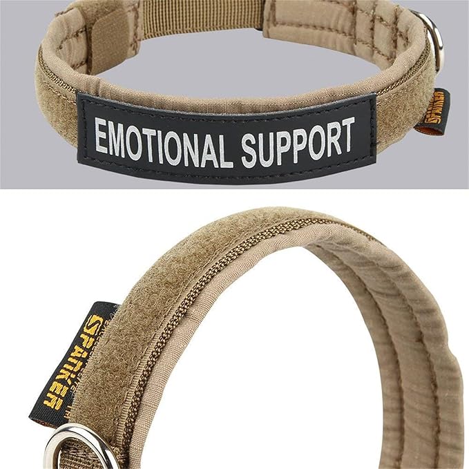 EXCELLENT ELITE SPANKER Nylon Puppy Dog Collar Adjustable Soft Padded Collar Heavy Duty Quick-Release Buckle Lightweight No-Choke for Small Medium Dogs(COB,XS)