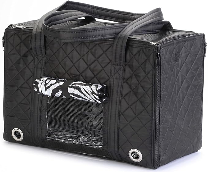 Sherpa Park Tote Pet Carrier, Medium Black