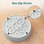 vancasso Ceramic Slow Feeder Dog Bowls, Puzzle Dog Food Bowls with Floral Maze, Anti -Slip Pet Food Dish for Small Breed, 0.6 Cups, Grayish Cyan