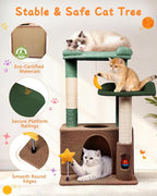 Bundle-2 Items:Maine Coon Cat Tree+Small Cat Tree