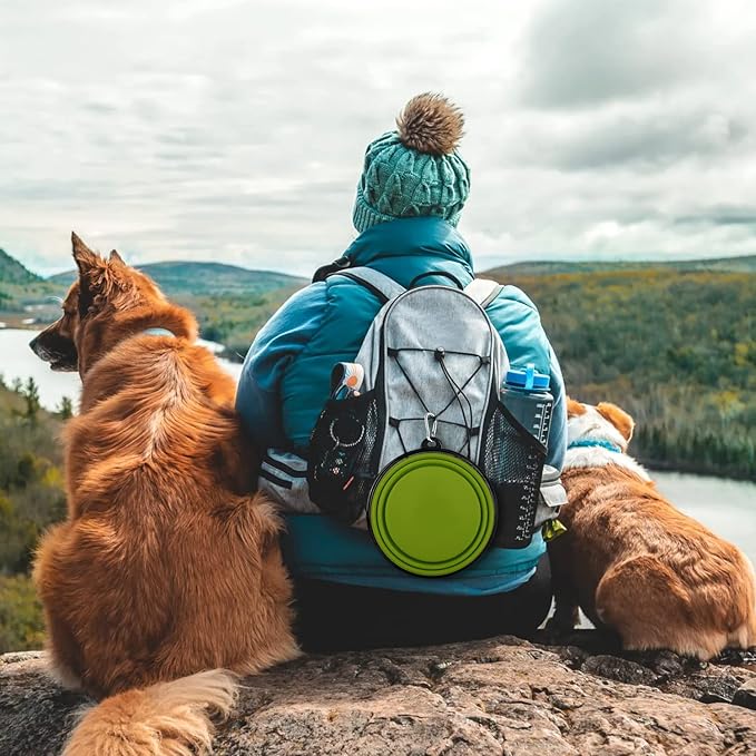 Collapsible Dog Bowl, Lightweight and Portable, Ideal for Hiking, Camping, and Outdoor Use