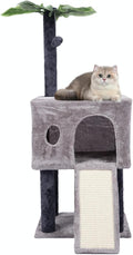 Cat Tree for Indoor Cats, Cat Tower with Scratching Post, Modern Activity House for Large Cats, Condo with Board, Kittens Cave