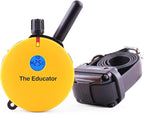 Educator ET-400 E Collar for Dog Training with Remote - 3/4 Mile Range, Waterproof, 100 Blunt Stimulation Levels, Tone or Vibration Mode, Night Tracking Light for Small, Medium & Large Dogs