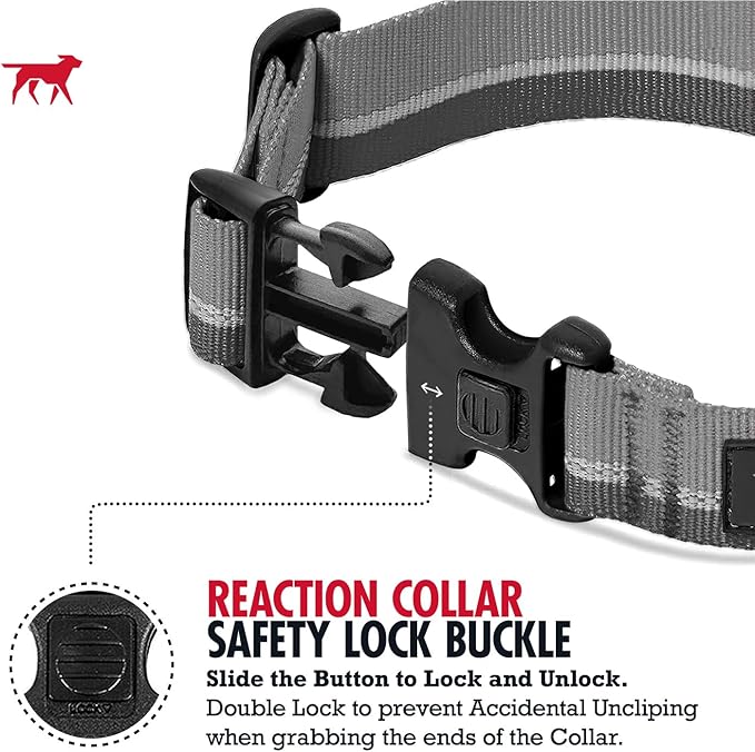 Tuff Pupper Martingale Collar for Dogs | Gentle Nylon & Steel Chain Limited Cinch Design is Perfect for Training | Dual Leash Attachment Points | Durable Quick Release Buckle | Sizing for All Breeds