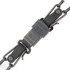 Herm Sprenger Black Stainless Steel Dog Collar with Quick Release ClicLock Buckle O-Ring Biothane Insert Training Collar Made in Germany (Black, 23in x 3.2mm(Neck Size up to19-20in))