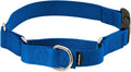 PetSafe Adjustable Martingale Collar - Improves Leash Manners - Escape Prevention - Gentle Behavior Training - Durable Nylon - Alternative to Choke Collar - Medium 1" - Royal Blue
