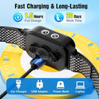2 Pack Bark Collar, Smart Dog Bark Collar for Large Medium Small Dogs, Rechargeable Ultra-Light Training Collar with Beep Vibration, Anti Barking Device with 5-Level Sensitivity (Black)