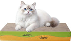 2 Packs cat Scratch pad Toys Reversible Scratching Cardboard，scratchers for Indoor Cats Sleep Play and Grind Claws