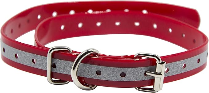 Universal 27 ½” X ¾” Replacement Band Strap for Dog Training Collar - Adjustable Waterproof TPU for Remote E-Collar, Static/Vibration Shock Trainer