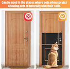 Pet Nail Self Adhesive Replacement Emery Paper Fits Most Dog Scratch Pad Cat Litter Box DIY on the Places Where Pets Like to Scratch Alternatives to Cat and Dog Nail Clippers (10in*13ft, Black)