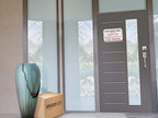 Please Do Not Knock or Ring Doorbell - Leave Package Sign Blank, Write Your Own Delivery Message, 6" x 9" No Rust PVC Will Not Scratch, Easy to Mount w/Included Adhesive, Made in USA by SPRYZZLE
