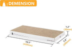 Cardboard Scratcher Pad Scratching post:Smartbean Cat Scratch Pad,Cat Scratching Post with Durable&High Density Cardboard, Indoor Toy for Cat, Double-sided Design For double life (16.5x7.9x1.2 inches)