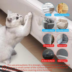 Cat Furniture Scratch Protector, Self-Adhesive Transparent Tape, Clear Scratch Guard for Sofa, Door & Furniture Protection (45x500cm)