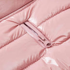 Blueberry Pet Cozy Windproof Lightweight Quilted Dog Jacket – Mauve Pink Winter Coat for Large Dogs, Size 16 (17" Back Length), Warm Outdoor Wear for Medium & Small Breeds