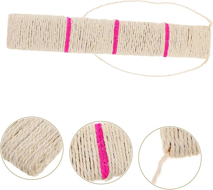 Hanging Sisal Cat Scratcher Mat Wall Mount Corner Cat Scratch Pad 17.71X3.34X0.98In Durable Entertainment and Activity Mat