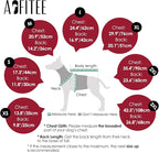AOFITEE Dog Coat, Dog Christmas Sweater, Warm Dog Jacket with Harness Built in, Waterproof Coats for Small Dogs, Dogs Winter Coat Puffer Jacket with Zipper, Pet Snowsuit for Chihuahua Yorkshire, XS