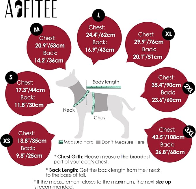 AOFITEE Dog Coat, Dog Christmas Sweater, Warm Dog Jacket with Harness Built in, Waterproof Coats for Small Dogs, Dogs Winter Coat Puffer Jacket with Zipper, Pet Snowsuit for Chihuahua Yorkshire, XS