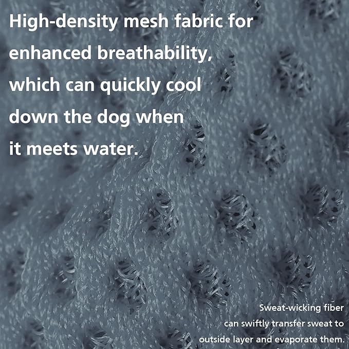 2 Pack Cooling Shirts for Dogs, Lightweight Mesh Breathable Dog Shirt for Small Dogs Boy, Sun-Protection Sleeveless Shirts for Dog&Cat Puppy Vest Pet Apparel P23ST00605L