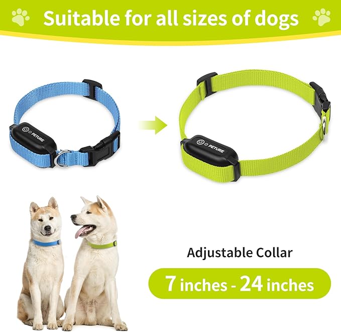 E Collar Replacement Strap, 3/4" Stylish Comfortable Puppy Collar 2 Pack with Quick Release Buckle, PetSafe Bousnic Sportdog Garmin Shock Collar Replacement Collars for Small Medium Large Dogs