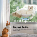 2PCS Replacement Cover for Cat Window Perch, M Size Cordless Cat Window Hammock Bed Accessories, Reversible Breathable/Warm Seat Cover for Inside (Grey, 20.4" L x 11.8" W)