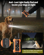 Shock Collar for Dogs 3 Pack (5–150Lbs), 4400FT Waterproof 3 Dog Training Collar with Remote Control 5 Training Modes Rechargeable Electric Dog Collar with Light, E collars for Small Medium Large Dogs