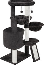 Xin Three Layer Cat Tree with Cat Condo and Two Hammocks,Darkgray …