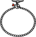 Herm Sprenger Black Stainless Steel Dog Training Collar with Toggle and Round Links Dog Chain for Small Medium Large Dogs Made in Germany (24in (Neck Size up to 22in))