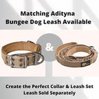 ADITYNA Heavy Duty Dog Collar for Extra-Large Dogs - Reflective Big XL Collar with Handle for Training, and Walking - Wide, Thick, Tactical, Soft Neoprene Padded