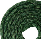 Green Sisal Rope 1/4 Inch by 98-Feet for Cat Scratching Post Tree Tower Replacement Repair and Replace, DIY Hemp Twine Rope for Kittens Shelves Furniture Window Bed Perch House Climbing, 6mm by 30m